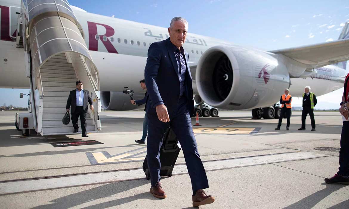 Seleção Brasileira desembarca no Catar